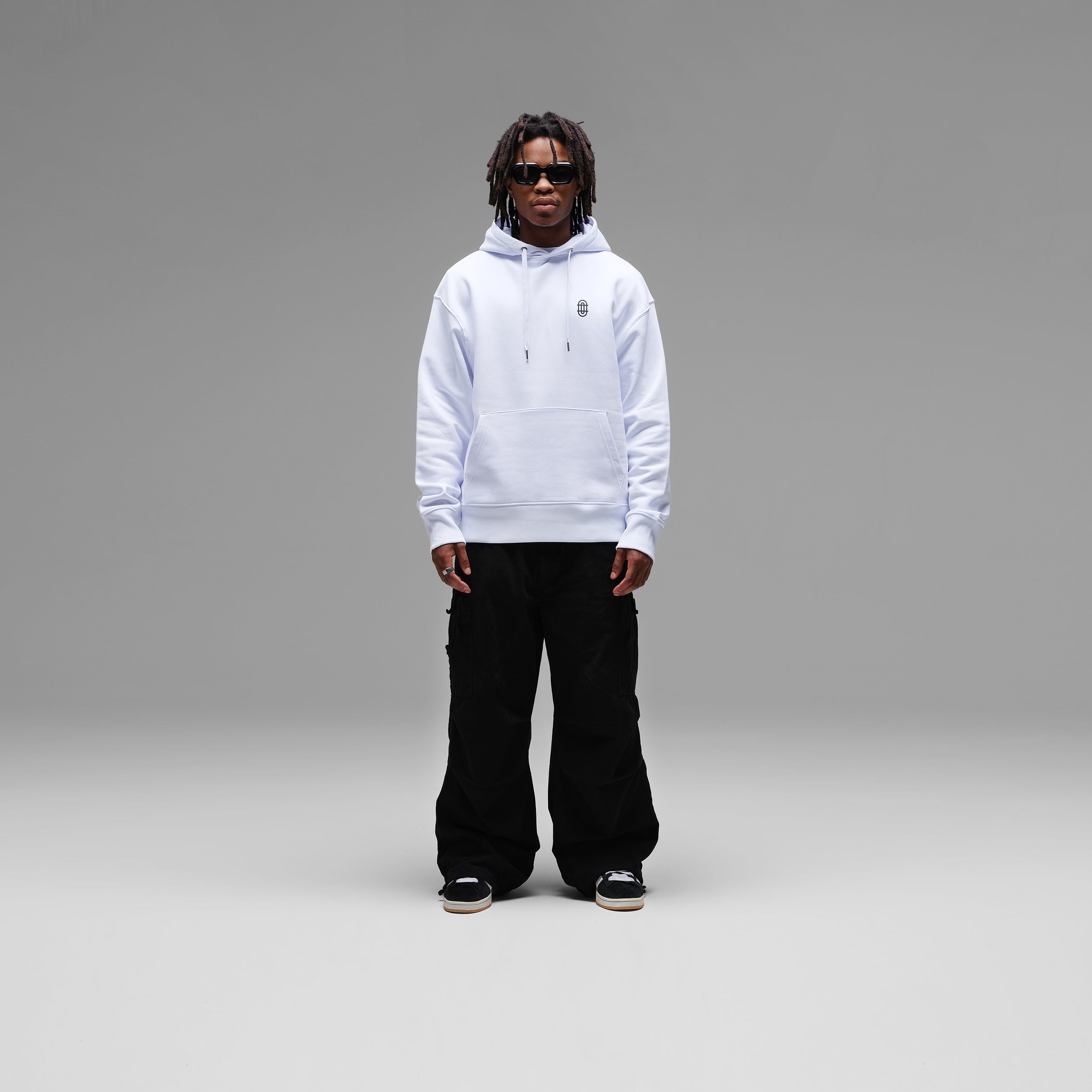 'Life Reload' White Hoodie by Martallus