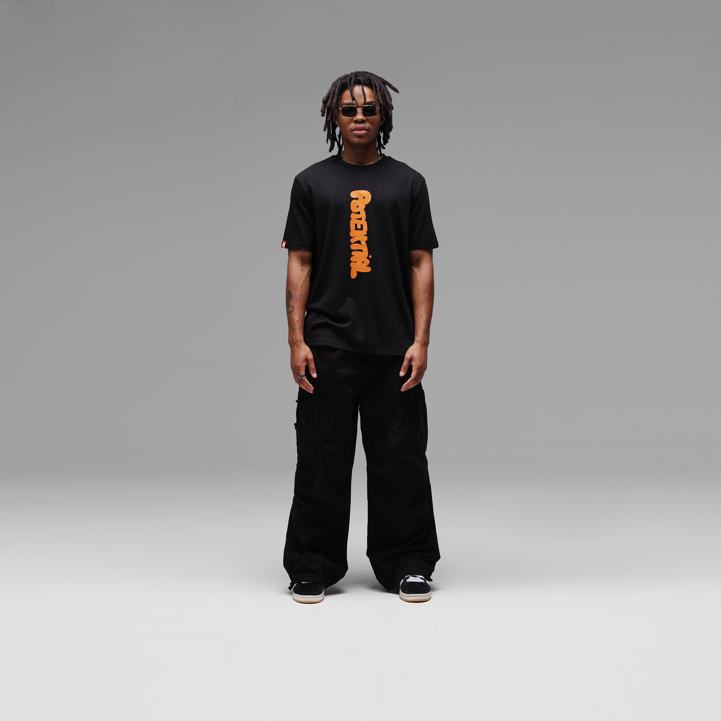 'Potential' Black T-Shirt By Michael