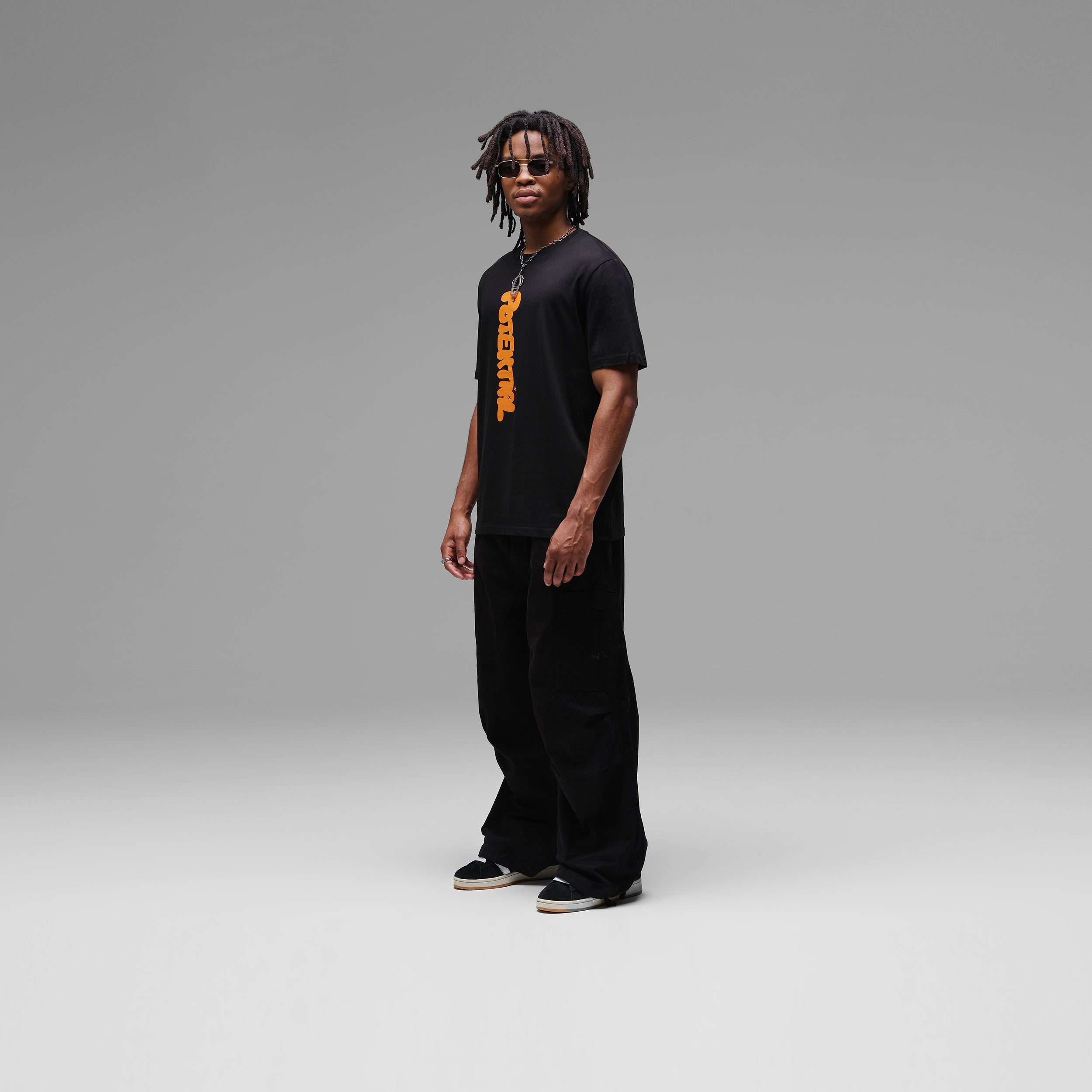 'Potential' Black T-Shirt By Michael