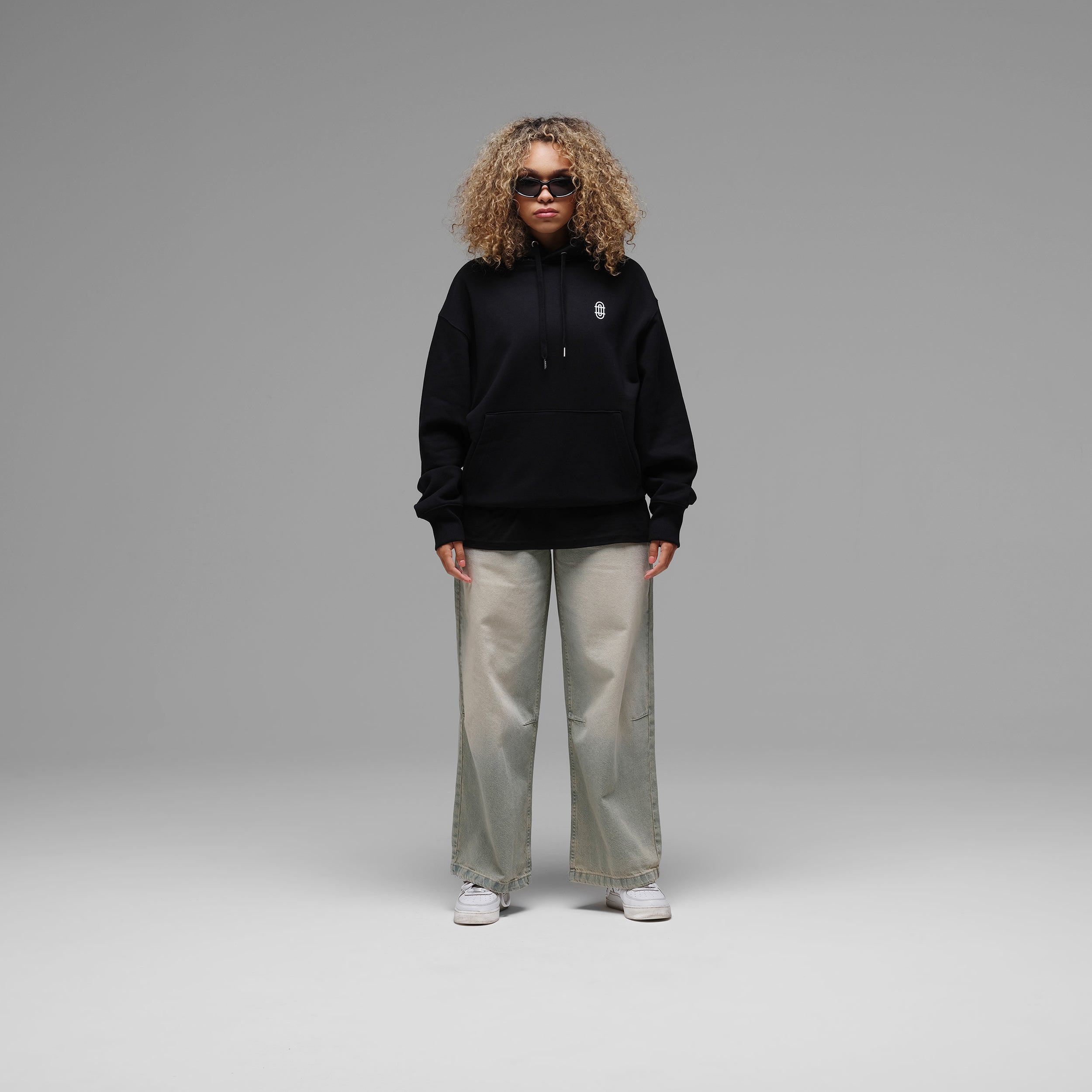 'Re-Think' Black Hoodie by Joe