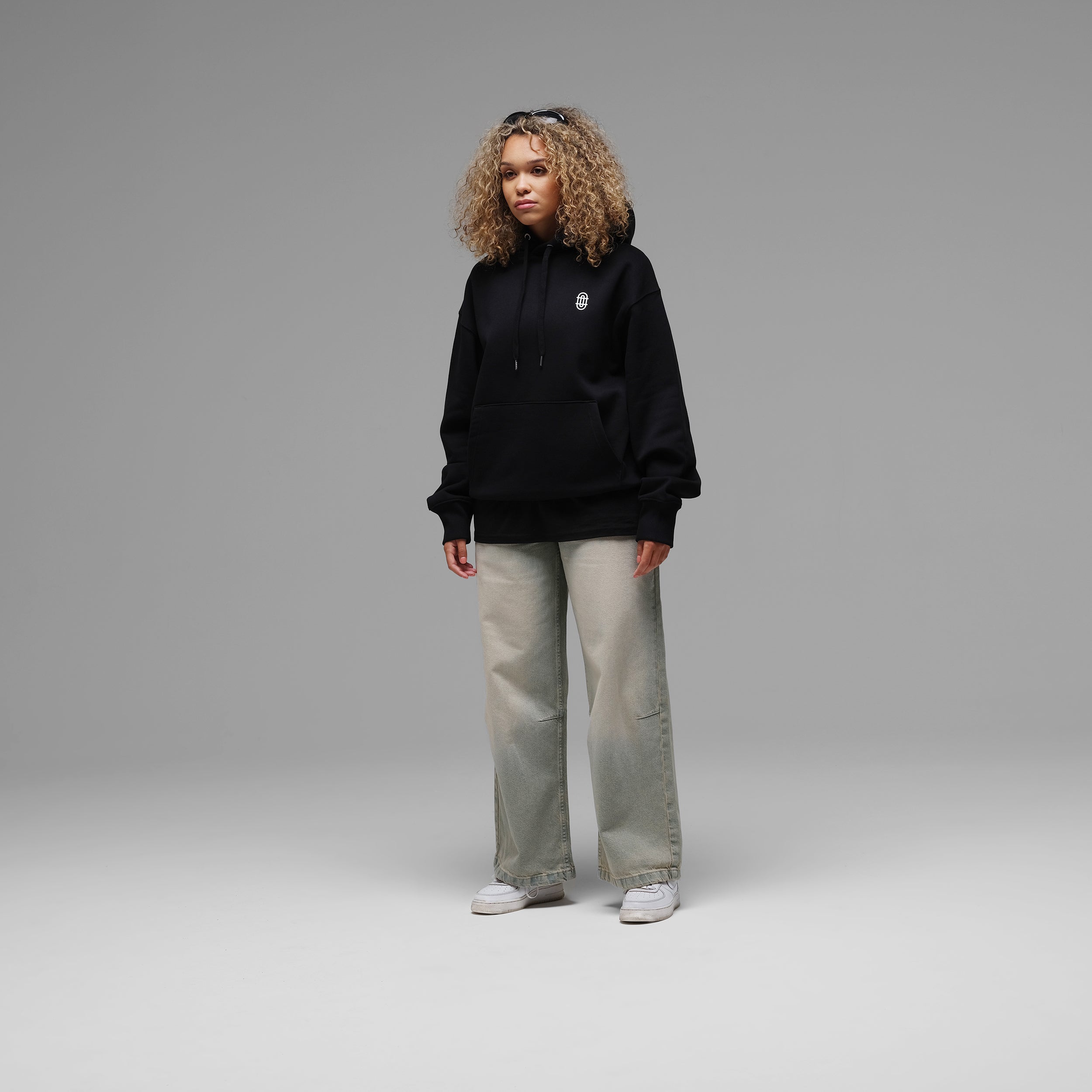 'Re-Think' Black Hoodie by Joe