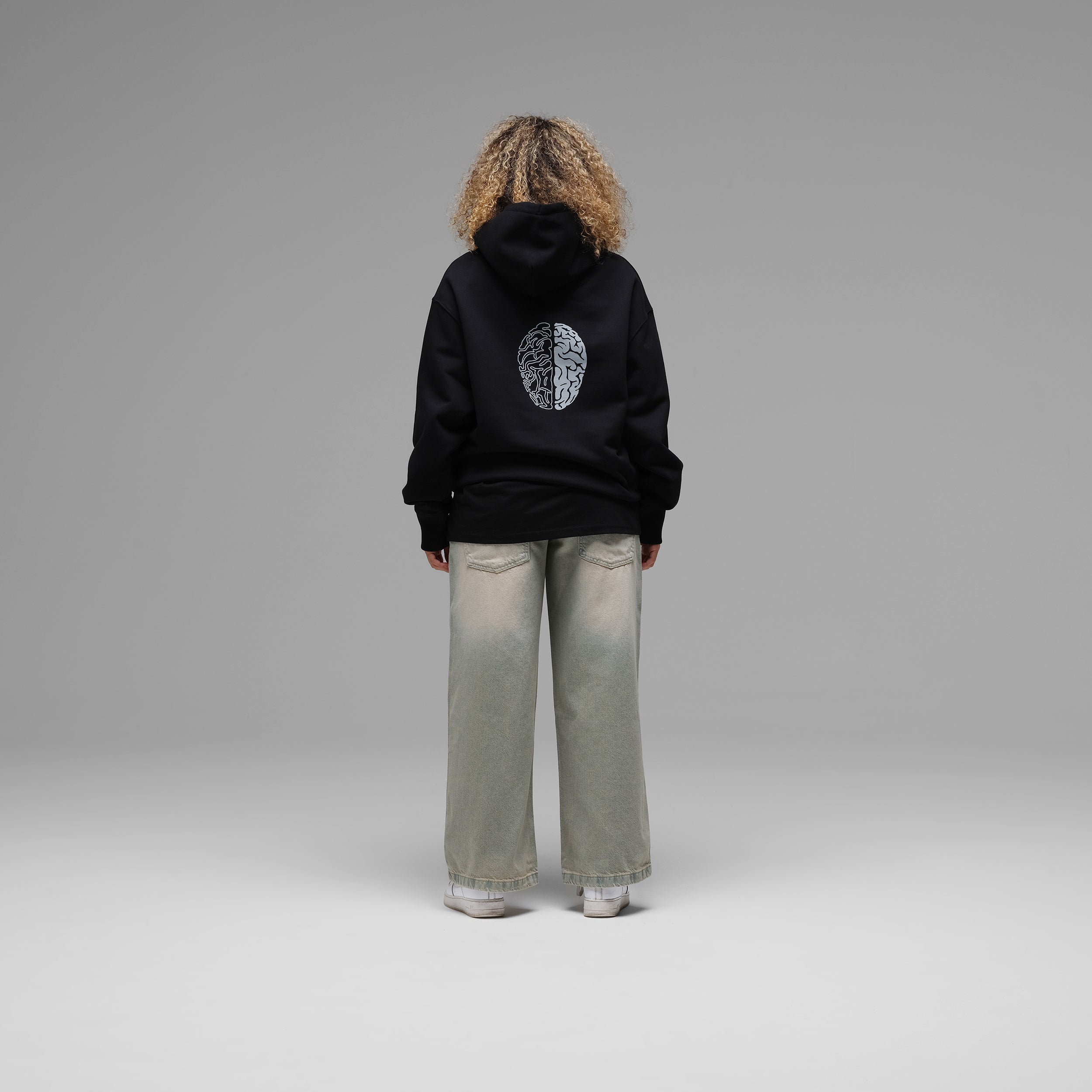 'Re-Think' Black Hoodie by Joe