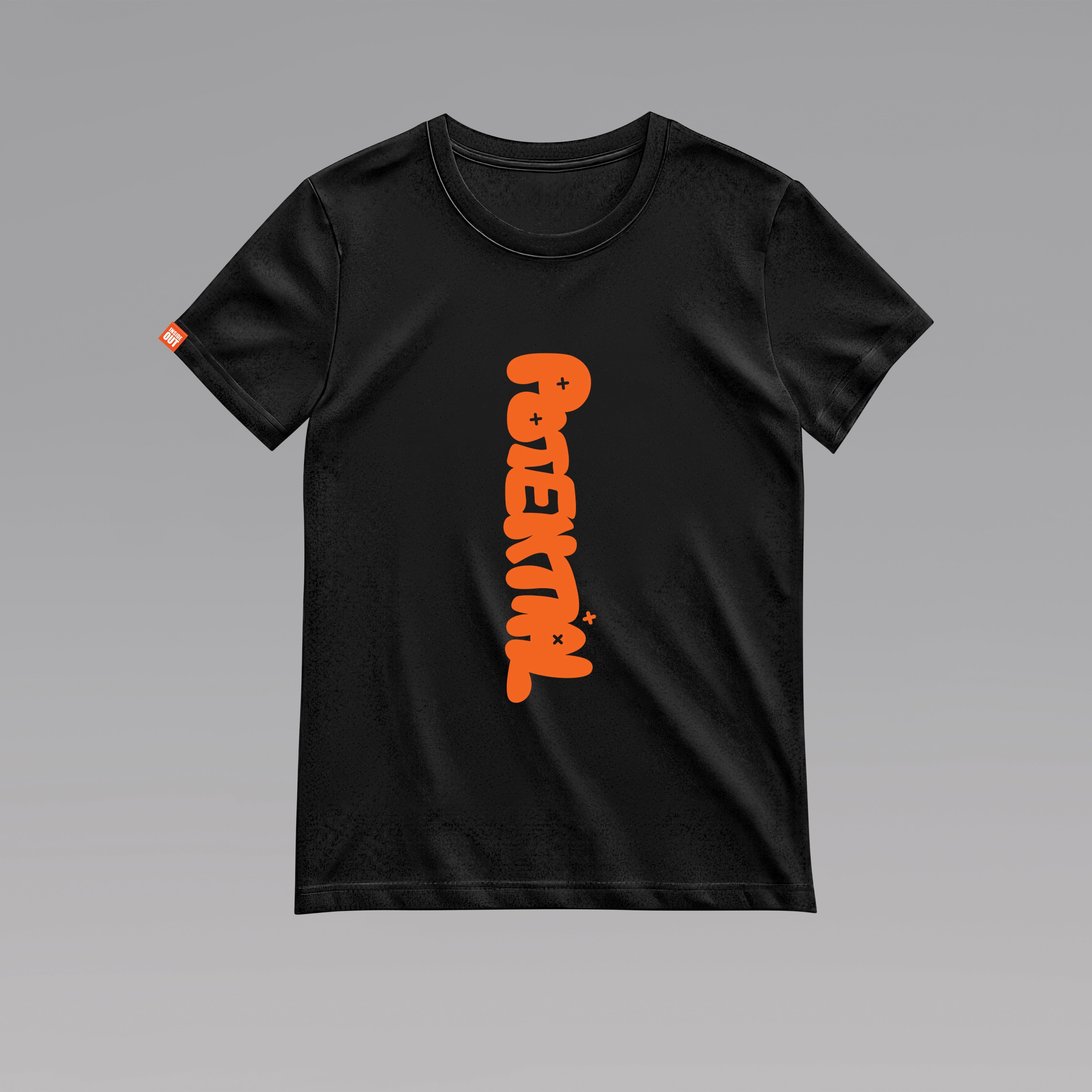 'Potential' Black T-Shirt By Michael