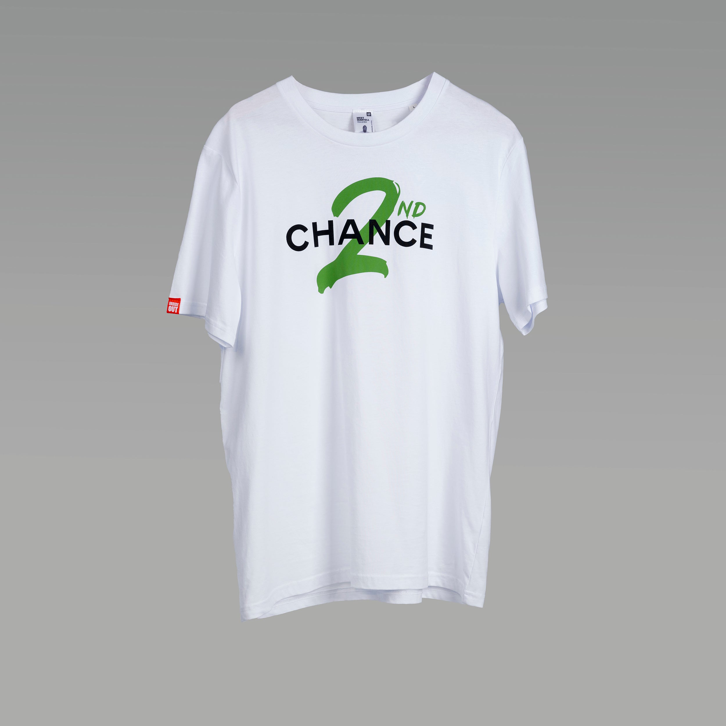 '2nd Chance' White T-shirt by Martell