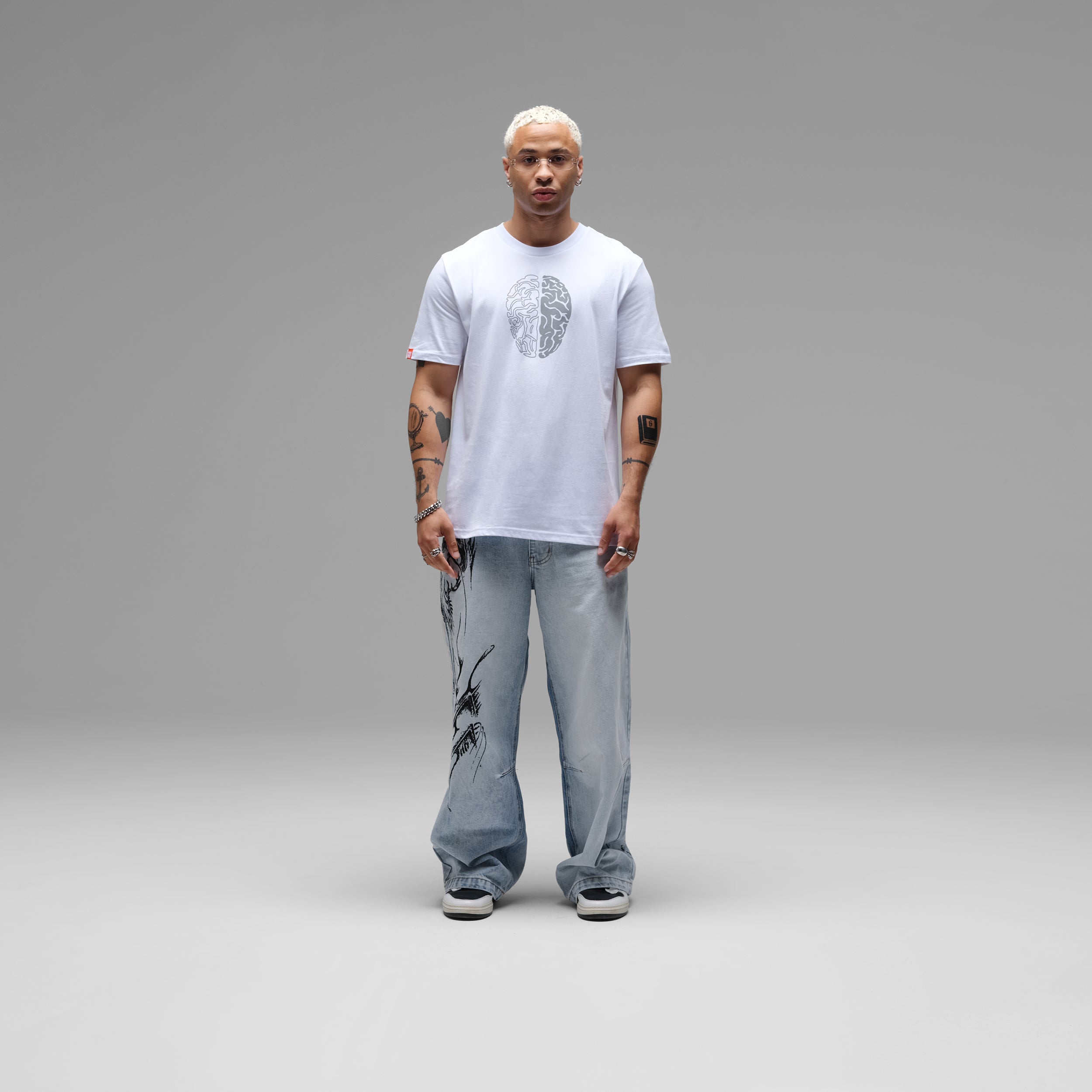 'Re-Think' White TShirt by Joe