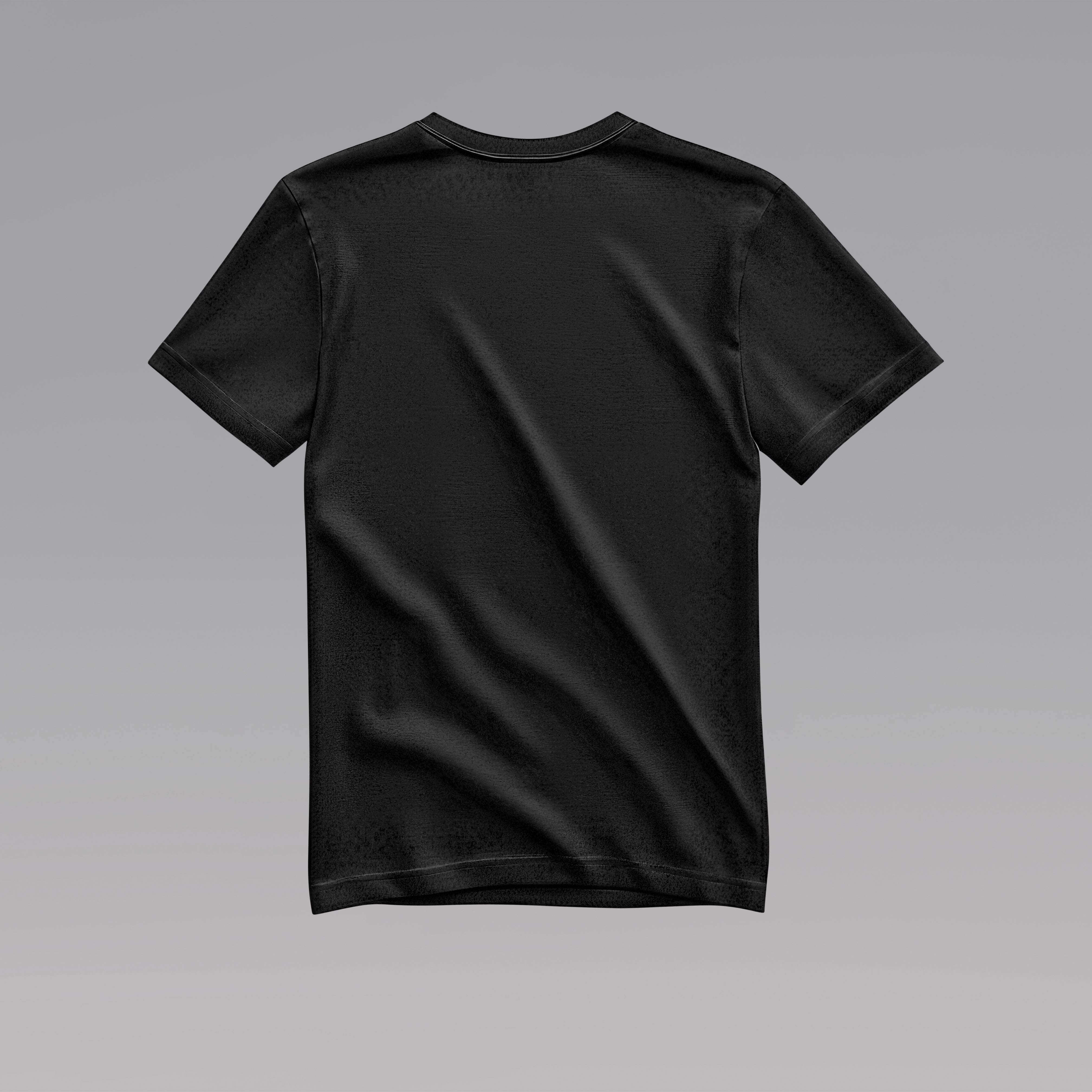 'Cold Heart' Black T-shirt By Taschan