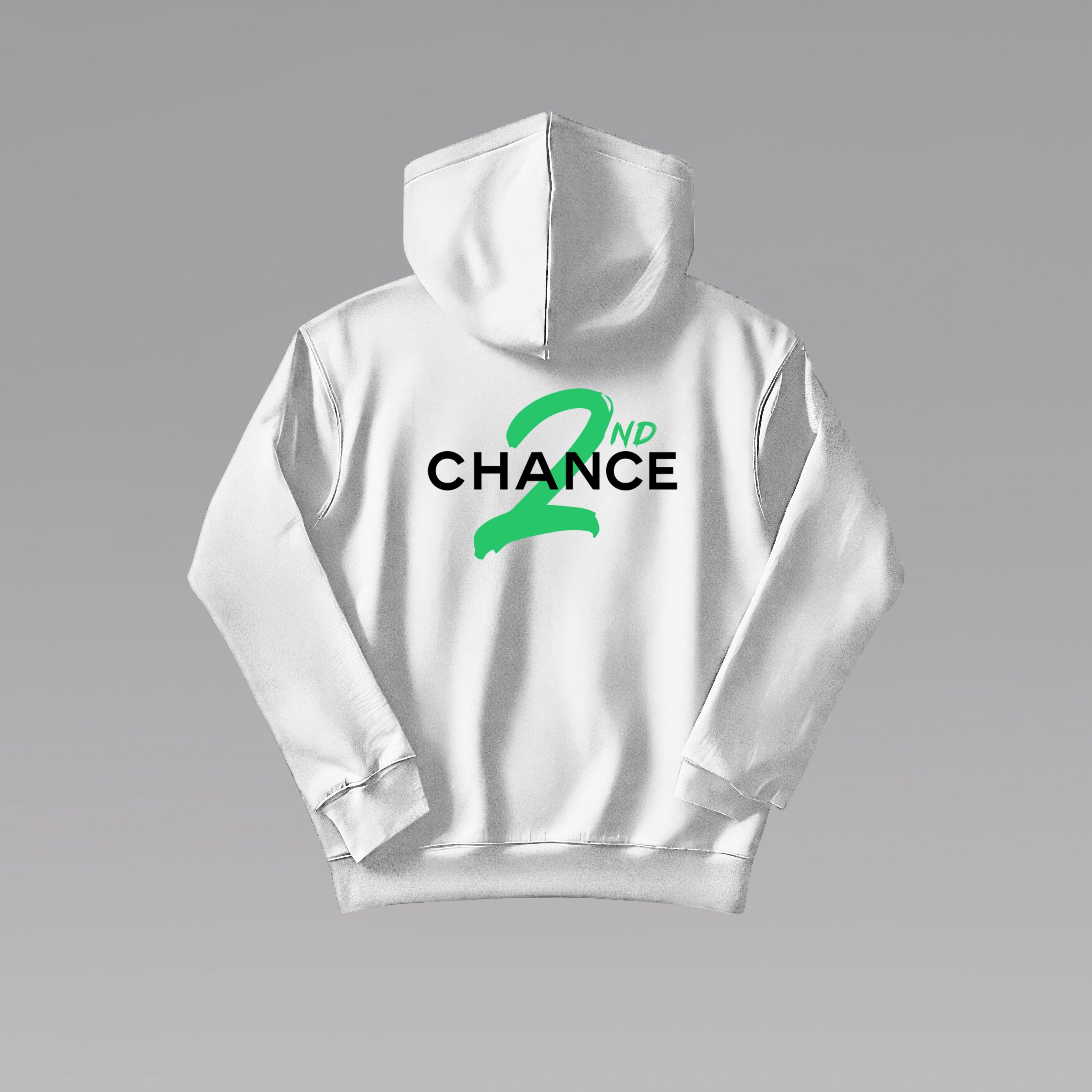 '2nd Chance' White Hoodie by Martell