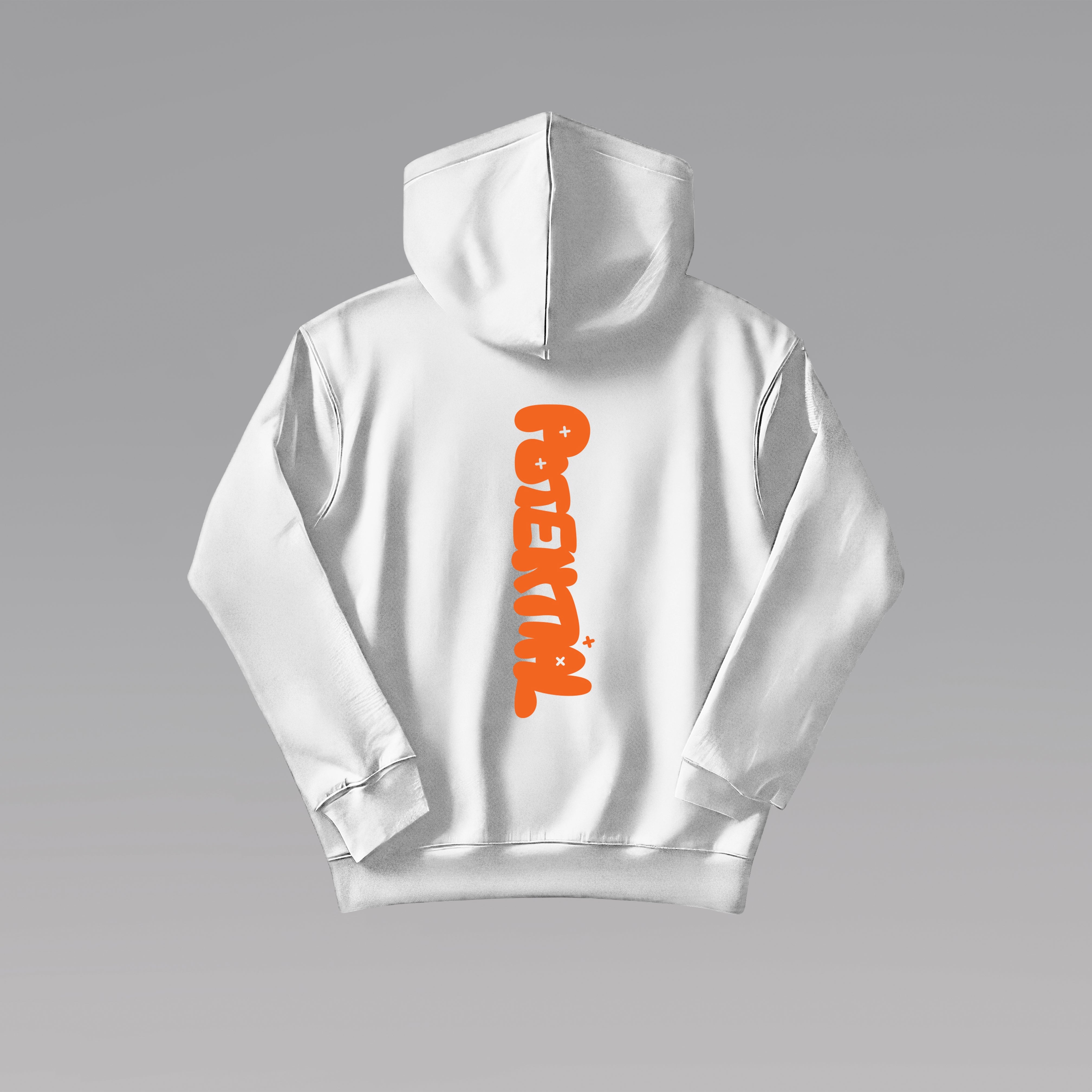 'Potential' White Hoodie By Michael